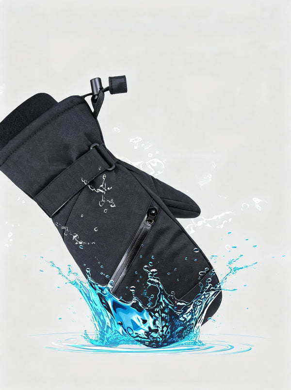 Water‑Resistant Snow Sports Mittens
