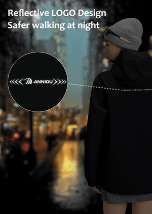 Waterproof 3 in 1 Fleece Jacket reflective 