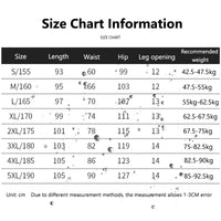 Waterproof Heated Pants size guide