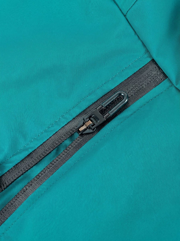 Waterproof self-locking zipper