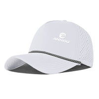 White 5 Panel Baseball Cap UPF50+