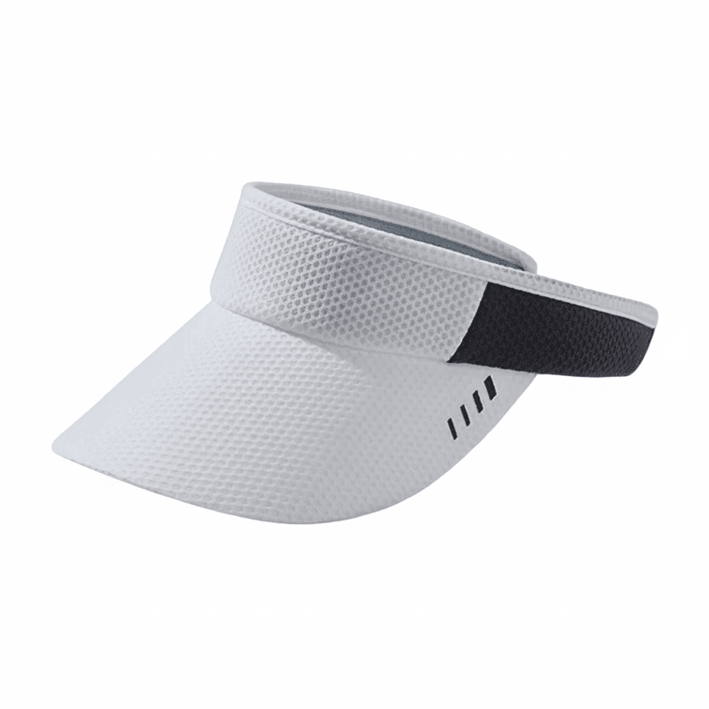 White Golf Visor UPF 50+