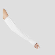 White Loose UPF 50+ Arm Sleeves