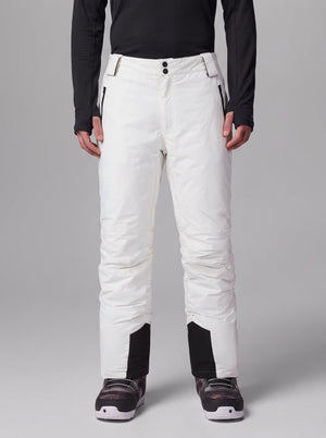#White Men's Professional Ski Pants