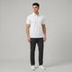 White Men's UV Protection Golf Polo
