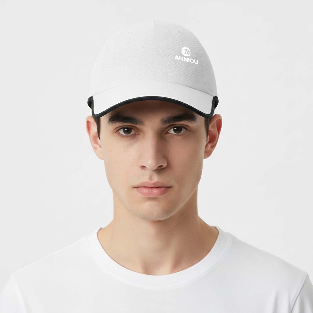 White Quick-Dry Baseball Cap UPF50+