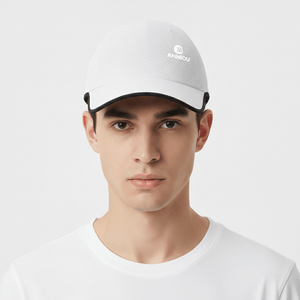 #White Quick-Dry Baseball Cap UPF50+