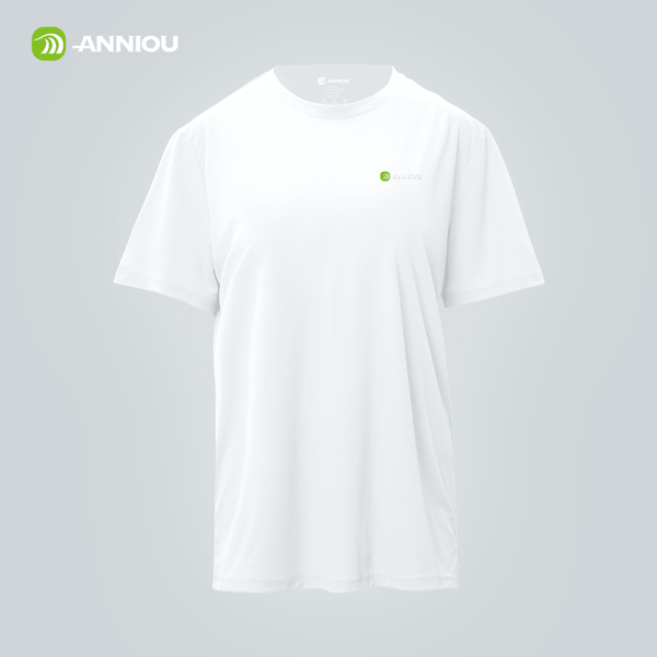 #White Quick-drying Running T-shirt