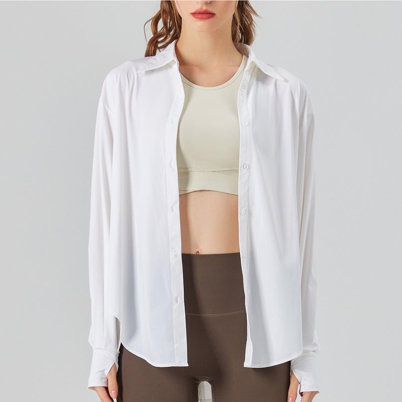 White Sun Protective UPF 50+ Sun Shirt