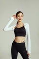White UPF 50+ Cropped Bolero Sport