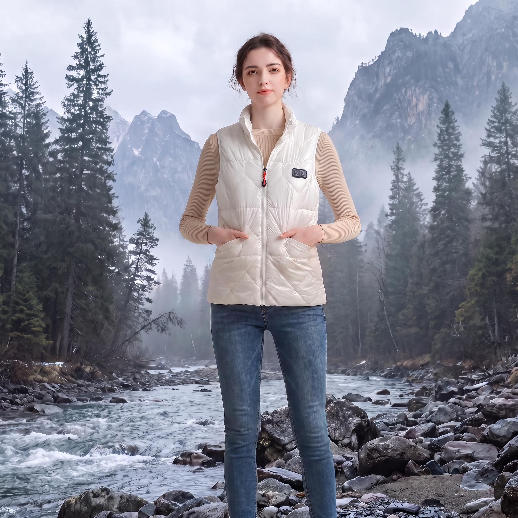 Women USB Powered Heated Padded Gilet