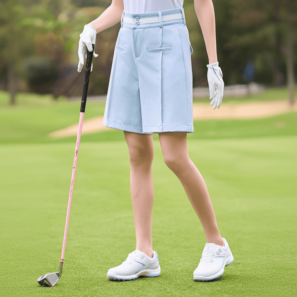 Women's #Blue Golf Shorts