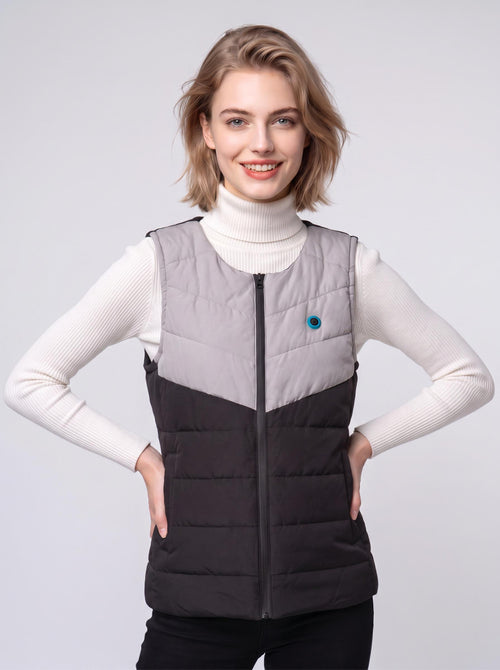 Women's Crew neck  Heated Gilet