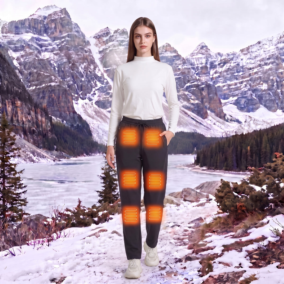 Womens Heated Sweatpants