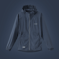 Women's Navy UV Protection Lightweight Jacket