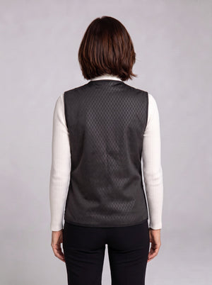 Women's Rear of Dual-control Heated Gilet