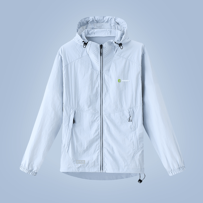 Women's Sky Blue UV Protection Lightweight Jacket