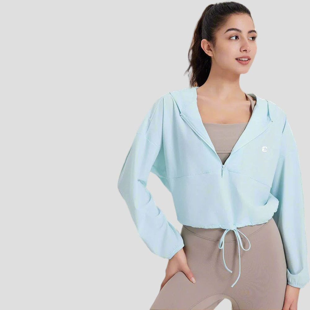 Women's UPF 50+ Cropped Hoodie