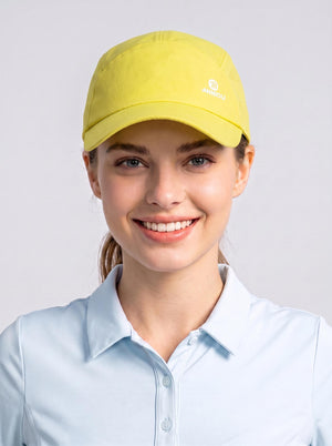 #Yellow UPF50+ Ultralight Foldable Baseball Cap