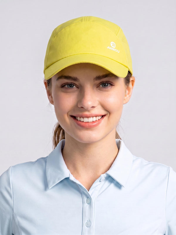 #Yellow UPF50+ Ultralight Foldable Baseball Cap