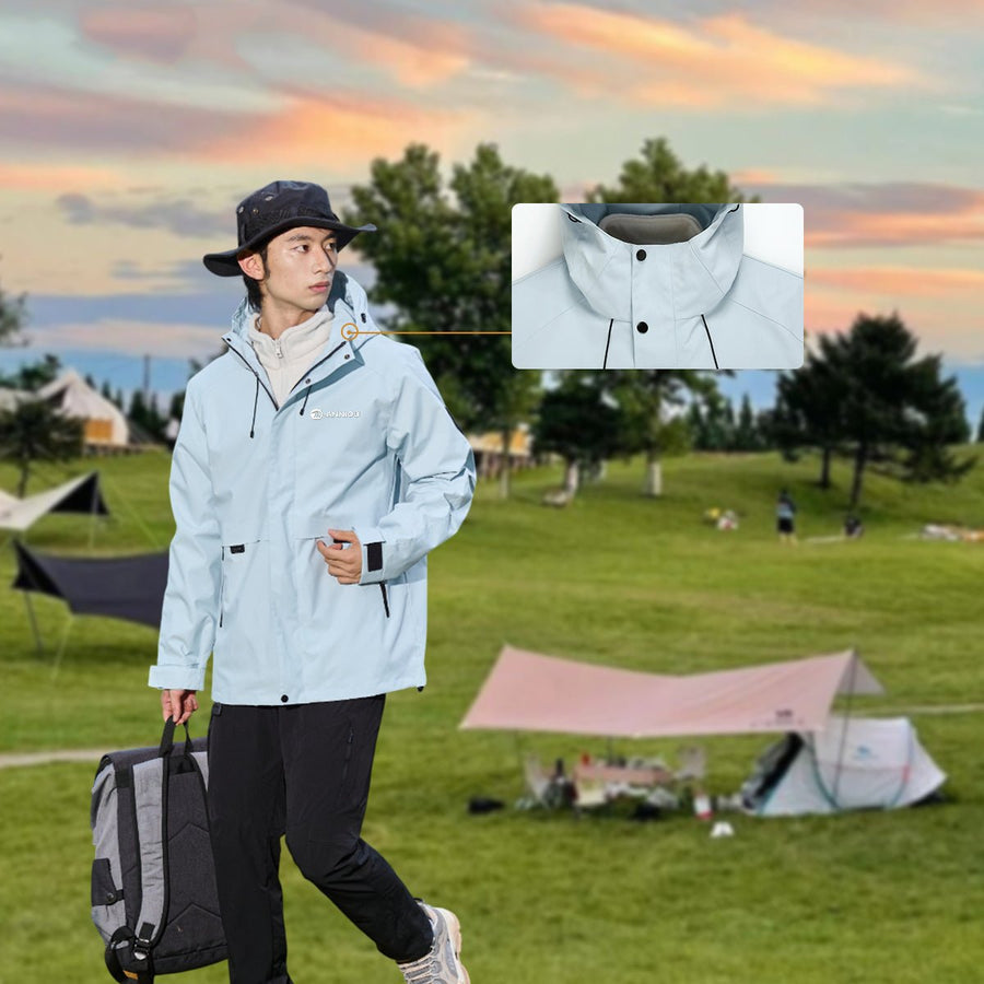 Anniou 3 - in - 1 Outdoor Detachable Fleece Jacket - Sidiou Group