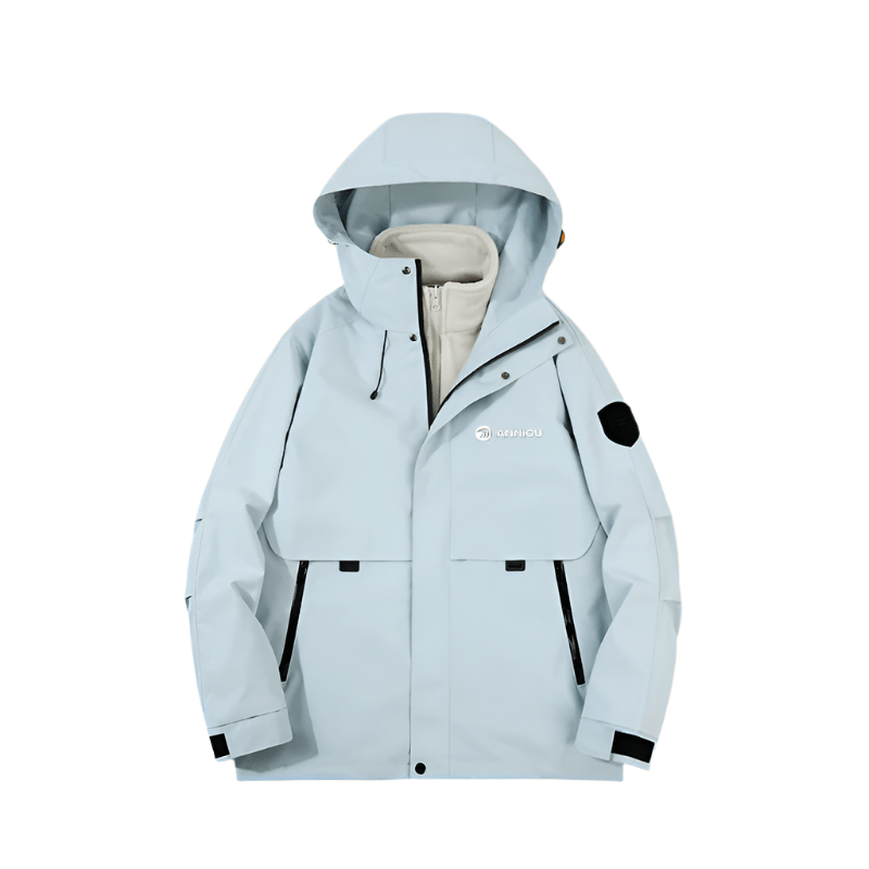 Anniou 3 - in - 1 Outdoor Detachable Fleece Jacket - Sidiou Group