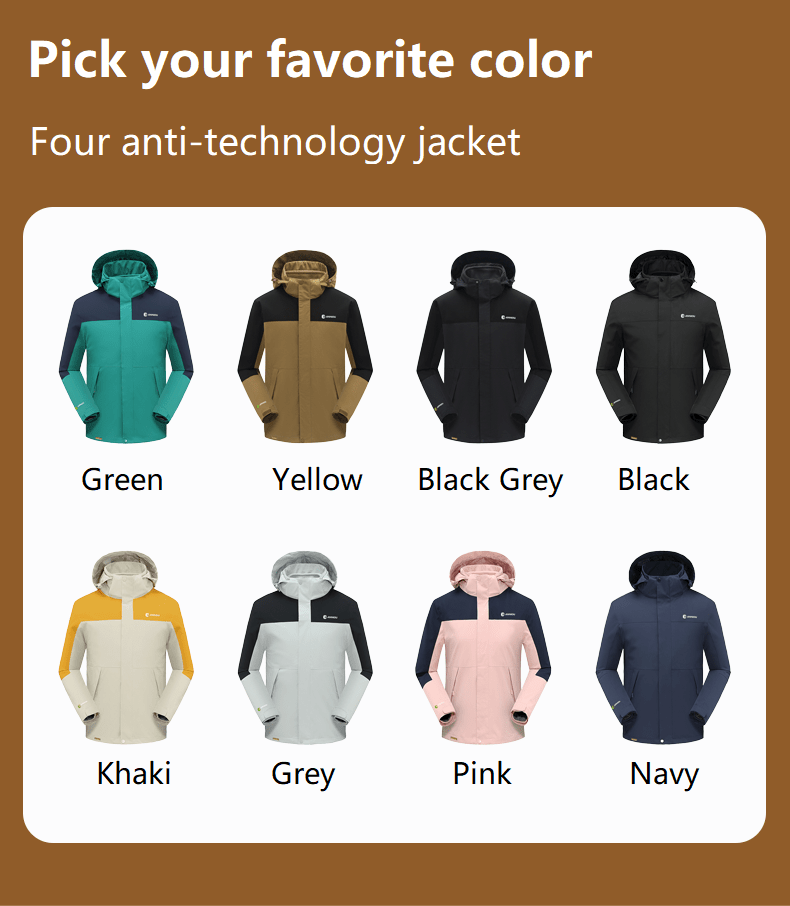 ANNIOU 3 - in - 1 Women's Custom Outdoor Jacket - Sidiou Group