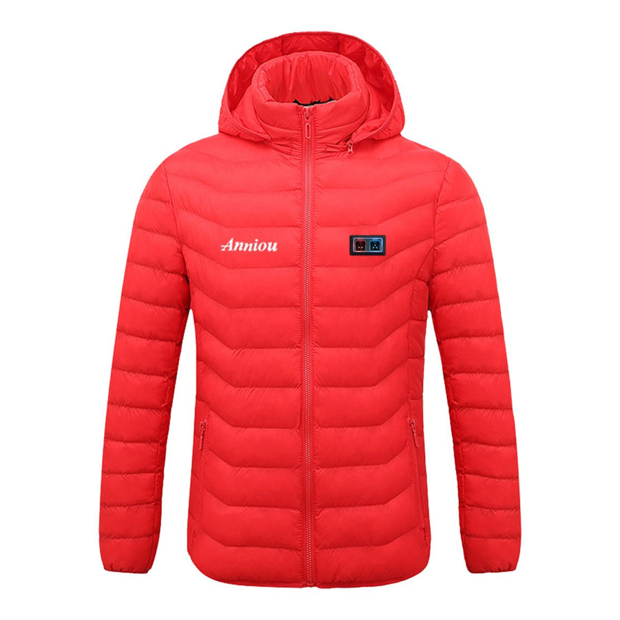 Anniou Dual Switch Unisex Hooded Winter Heating Coat - Sidiou Group