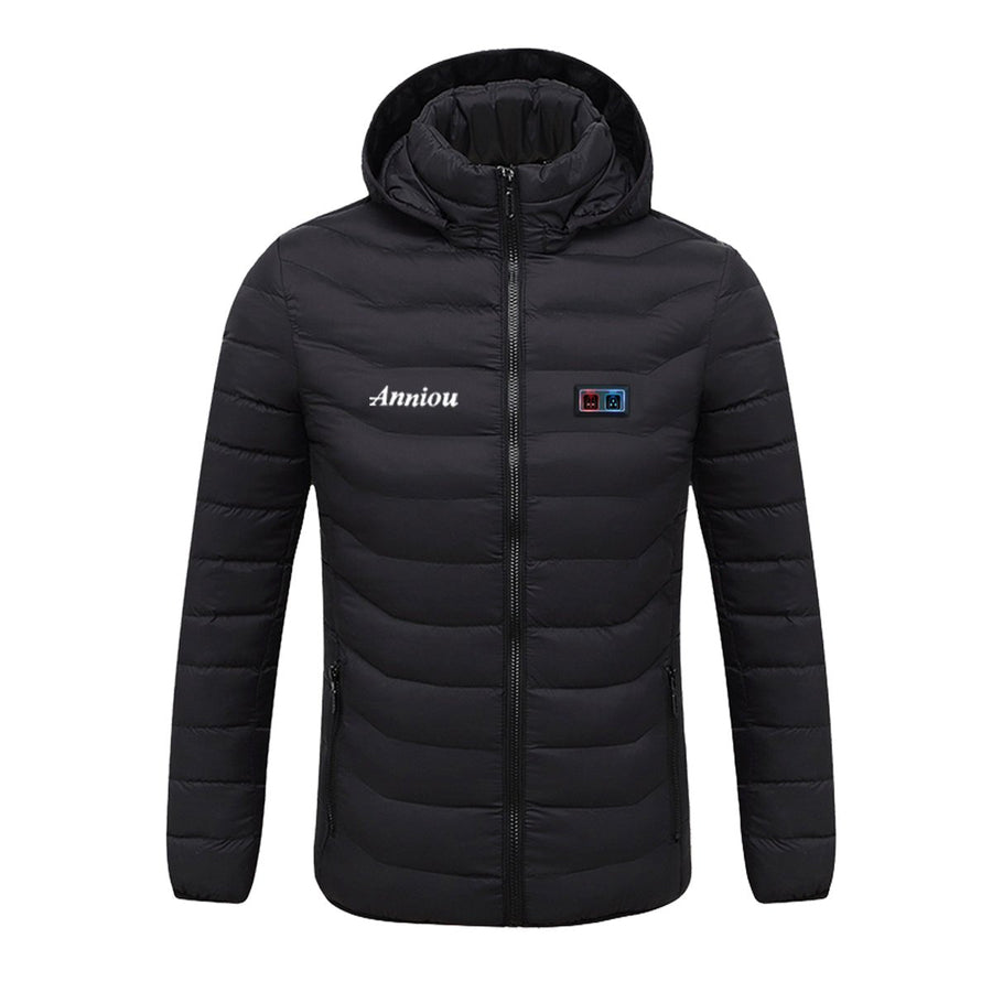 Anniou Dual Switch Unisex Hooded Winter Heating Coat - Sidiou Group