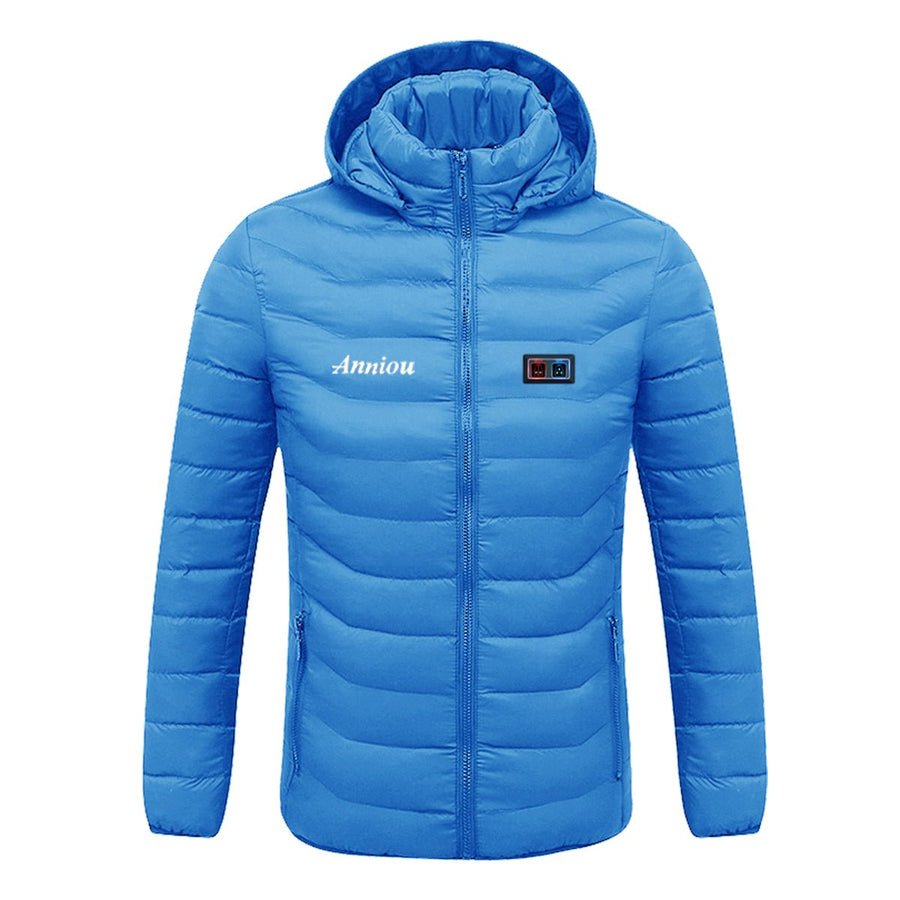 Anniou Dual Switch Unisex Hooded Winter Heating Coat - Sidiou Group
