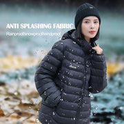 Anniou Dual Switch Unisex Hooded Winter Heating Coat - Sidiou Group
