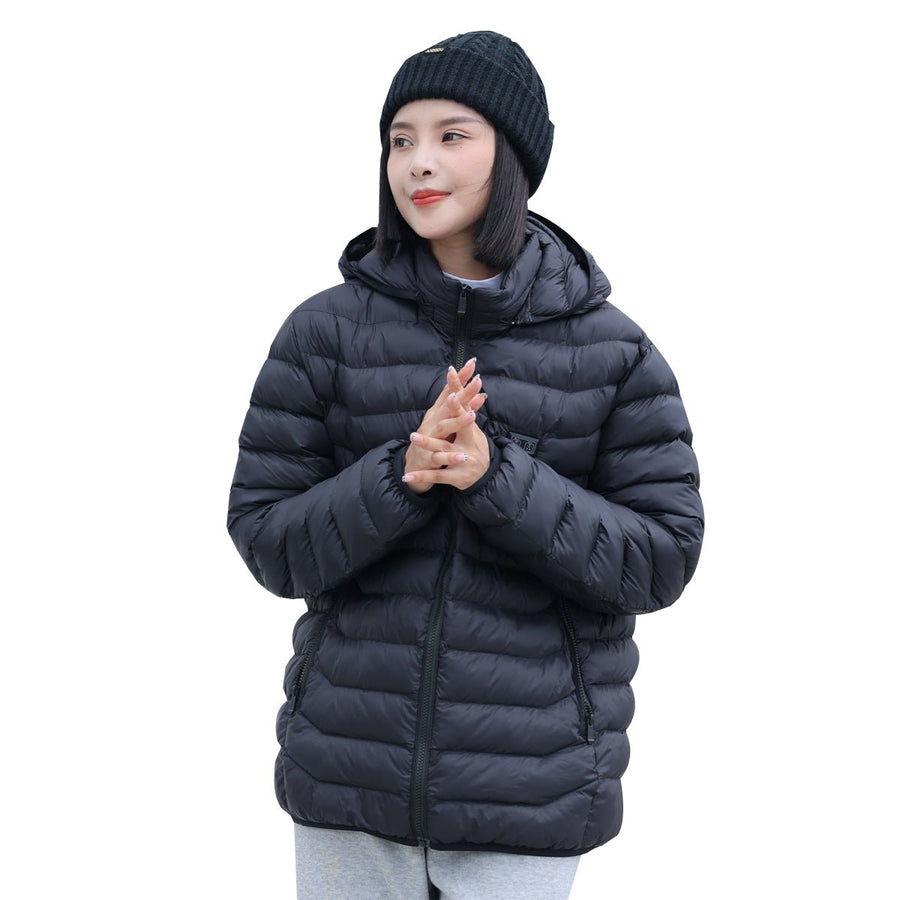 Anniou Dual Switch Unisex Hooded Winter Heating Coat - Sidiou Group