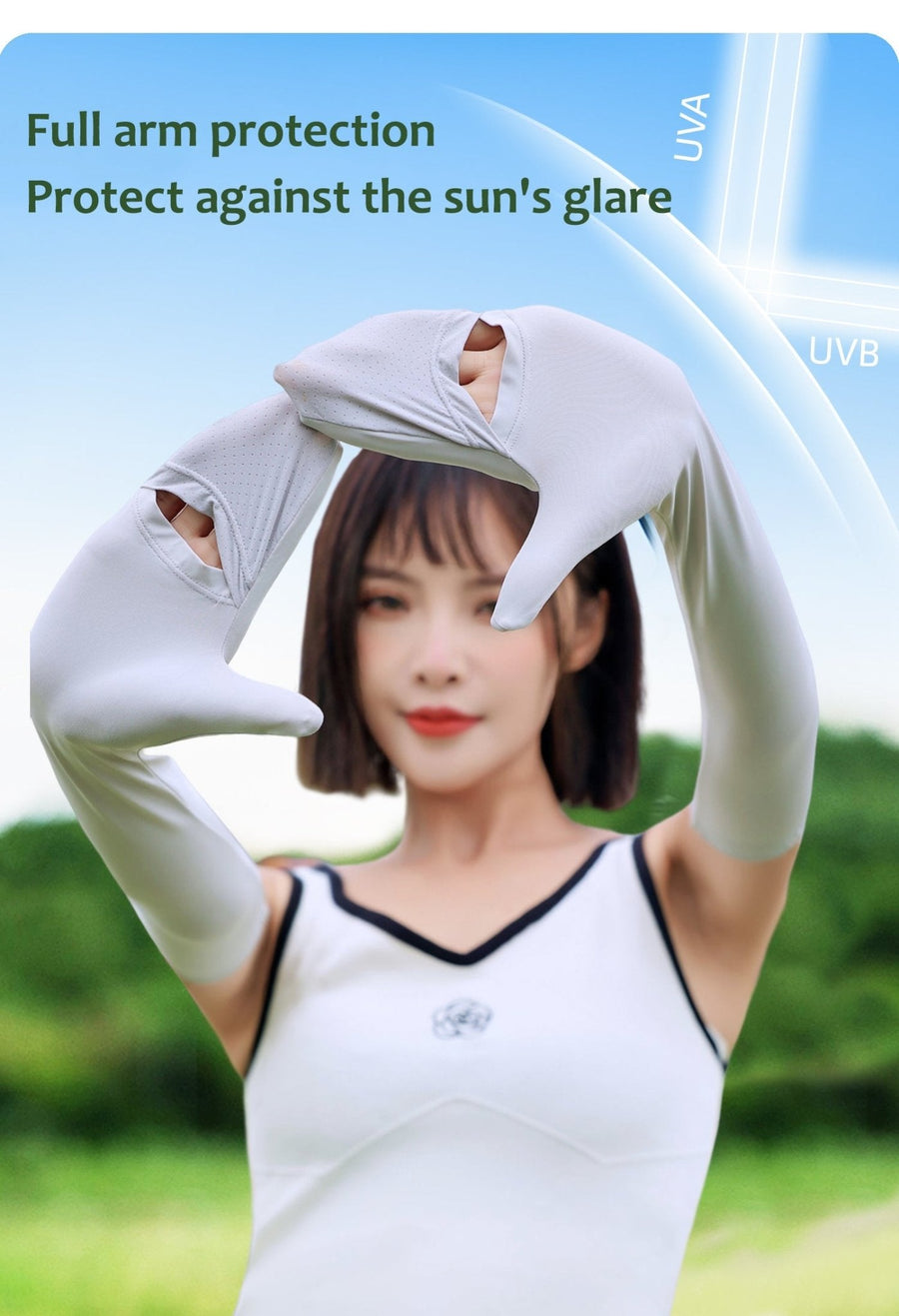 ANNIOU Long Sleeve UV Protection Gloves - Sidiou Group