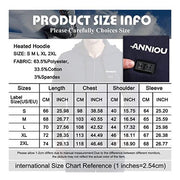 Anniou Men's Navy Heated Zip Up Hoodie - Sidiou Group