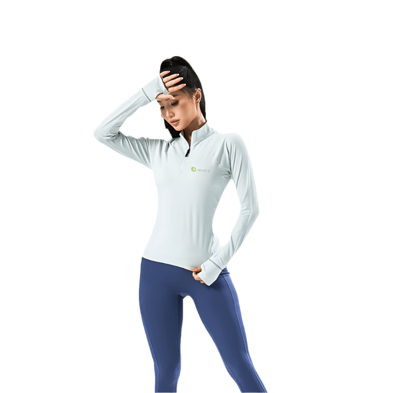 Anniou Unisex Half - zip Long - sleeved Sports Sweatshirt - Sidiou Group