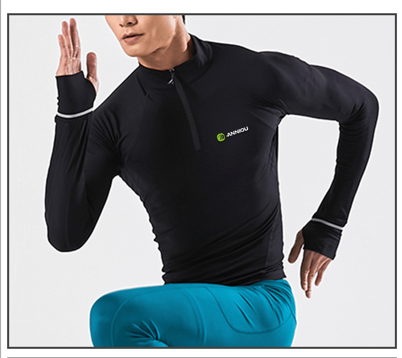 Anniou Unisex Half - zip Long - sleeved Sports Sweatshirt - Sidiou Group