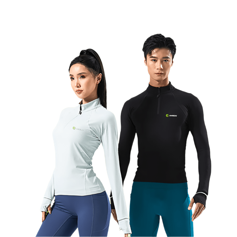 Anniou Unisex Half - zip Long - sleeved Sports Sweatshirt - Sidiou Group