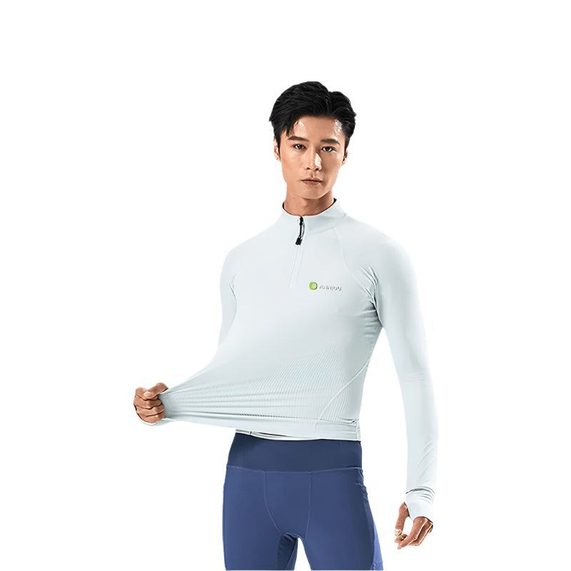 Anniou Unisex Half - zip Long - sleeved Sports Sweatshirt - Sidiou Group