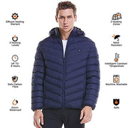 Anniou Unisex Hooded Heated Duck Down Jacket - Sidiou Group