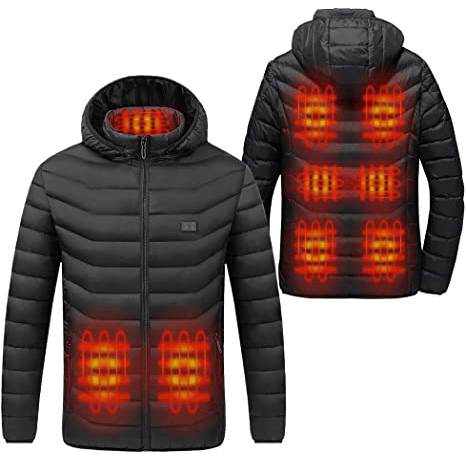 Anniou Unisex Hooded Heated Duck Down Jacket - Sidiou Group