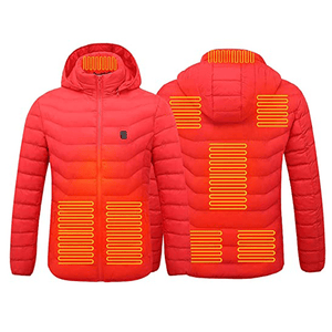 Anniou Unisex Hooded Heated Duck Down Jacket - Sidiou Group