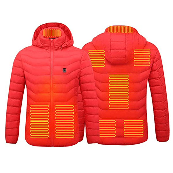 Anniou Unisex Hooded Heated Duck Down Jacket - Sidiou Group