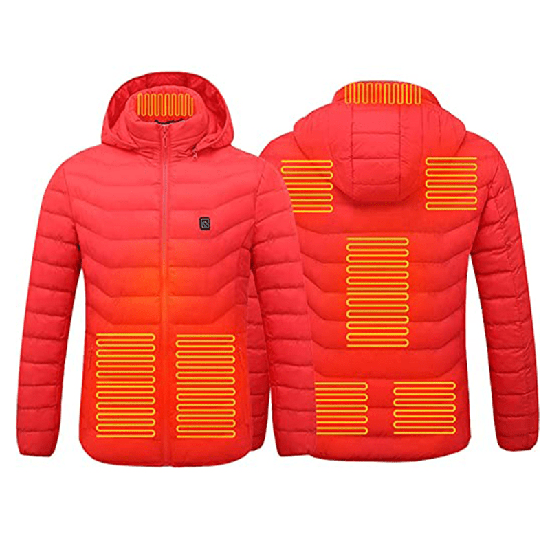 Anniou Unisex Hooded Heated Duck Down Jacket - Sidiou Group