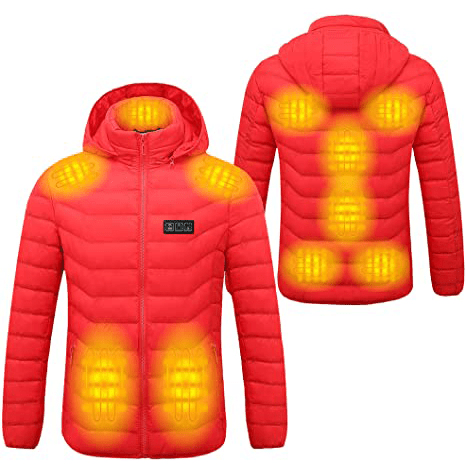 Anniou Unisex Hooded Heated Duck Down Jacket - Sidiou Group