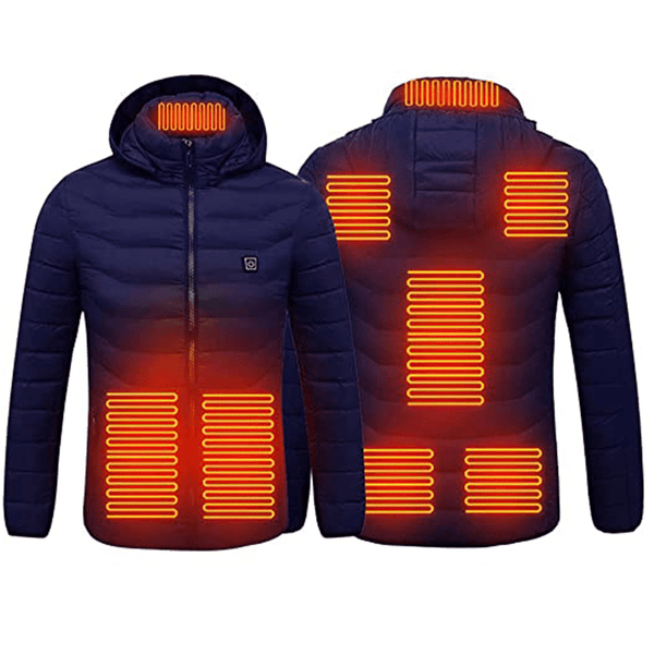 Anniou Unisex Hooded Heated Duck Down Jacket - Sidiou Group