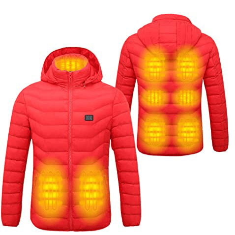 Anniou Unisex Hooded Heated Duck Down Jacket - Sidiou Group