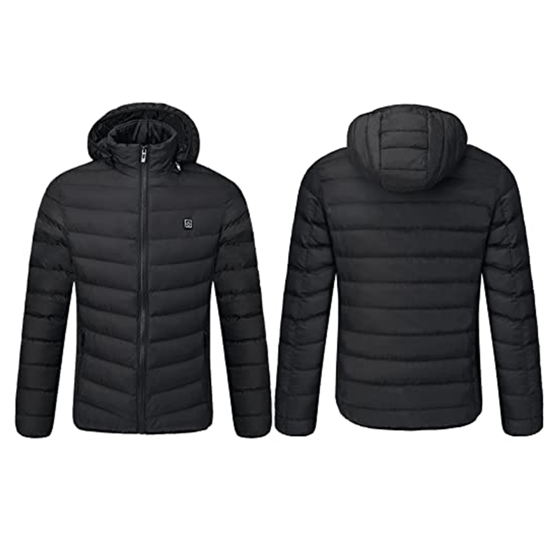 Anniou Unisex Hooded Heated Duck Down Jacket - Sidiou Group