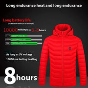 Anniou Unisex Hooded Heated Duck Down Jacket - Sidiou Group