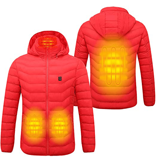 Anniou Unisex Hooded Heated Duck Down Jacket - Sidiou Group