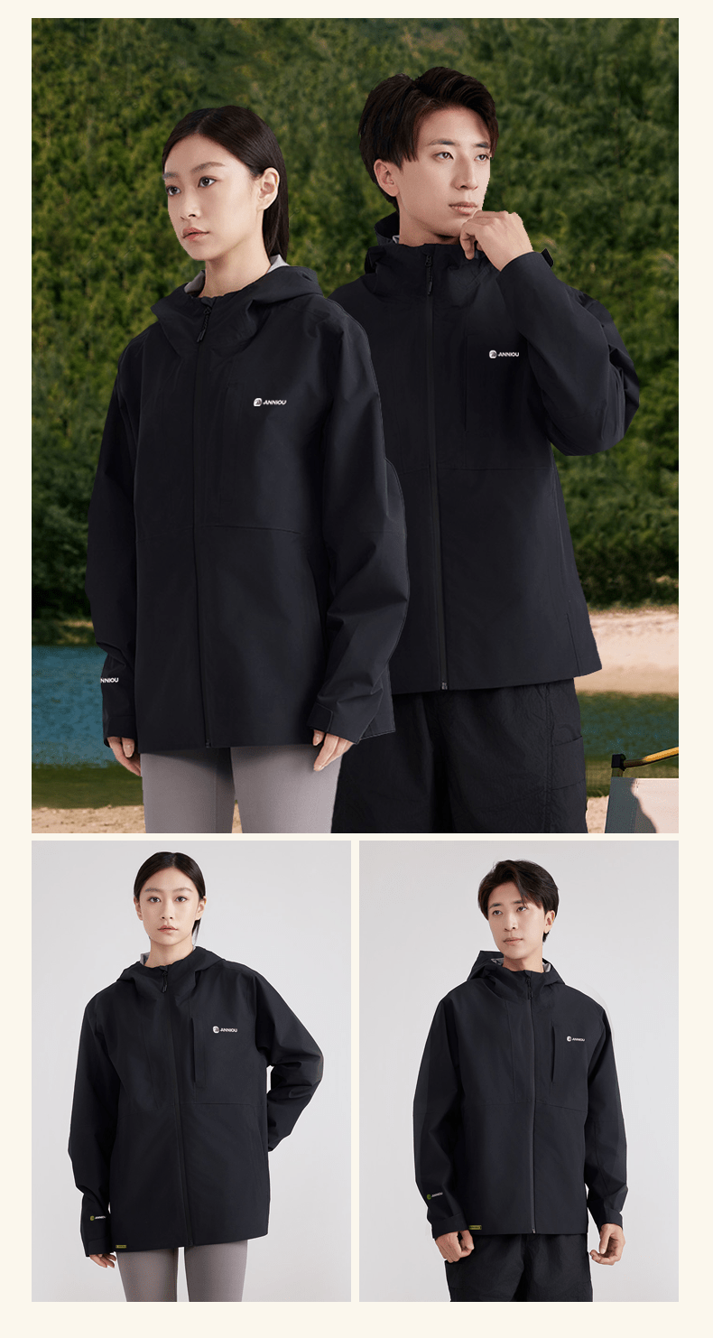 ANNIOU Unisex Lightweight Seamless Hardshell Jacket - Sidiou Group